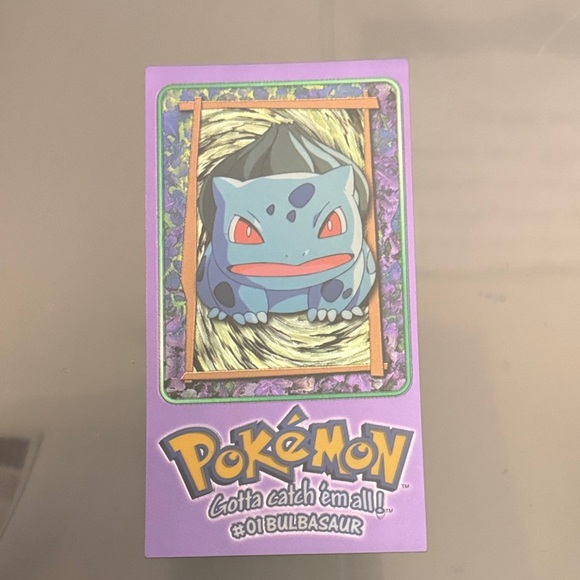 Pokemon Other - Topps Bulbasaur 3 of 5 Oversized Card